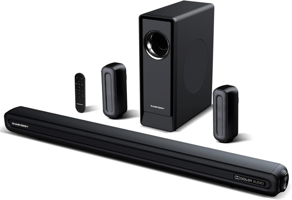 5.1 CH Surround Sound Bar System with Dolby Audio